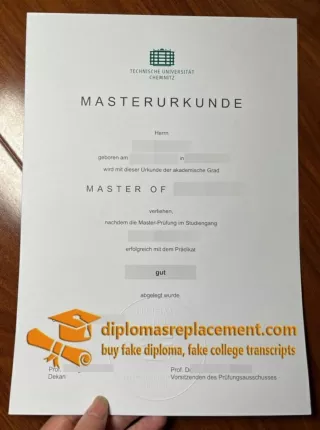 Where to order a fake TU Chemnitz Urkunde online?