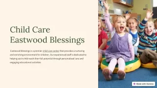 Child-Care-Eastwood-Blessings