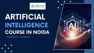 Best Artificial Intelligence Course in Noida