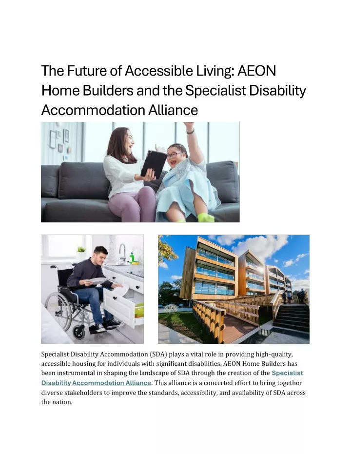 the future of accessible living aeon home