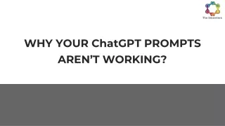why your chatgpt prompts aren t working