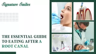The Essential Guide to Eating After a Root Canal