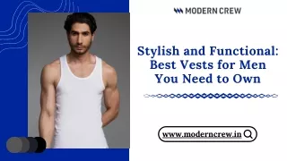 Stylish and Functional: Best Vests for Men You Need to Own