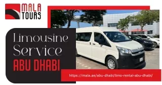 Luxurious Limousine Service Abu Dhabi - Mala Tourism