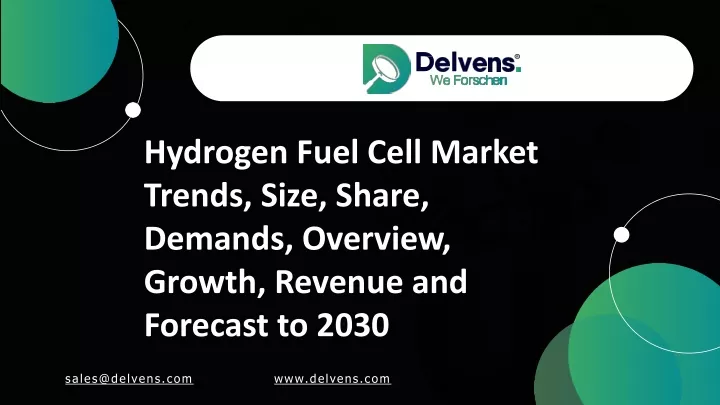 hydrogen fuel cell market trends size share