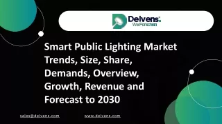 Smart Public Lighting Market
