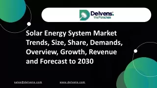 Solar Energy System Market