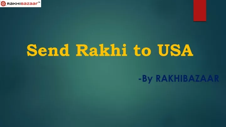 send rakhi to usa