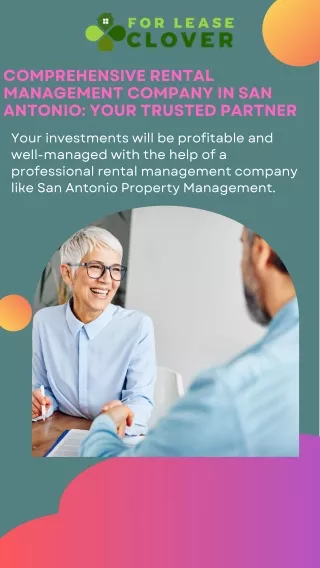 Your Trusted San Antonio Rental Management Company For A Complete Solution