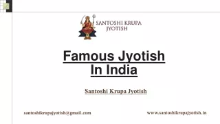 Famous jyotish in india