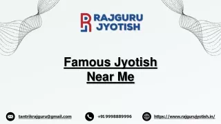 famous jyotish near me