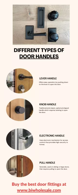different types of door handles