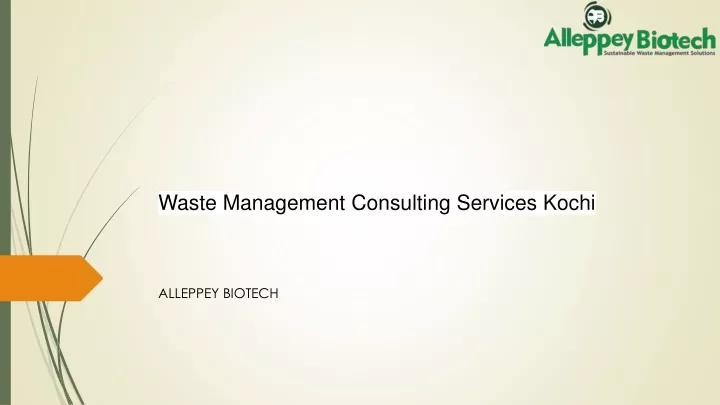 waste management consulting services kochi