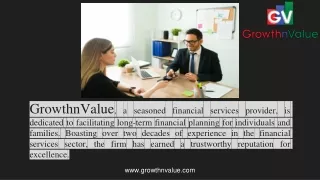 Financial Service Provider in Mumbai - GrowthnValue