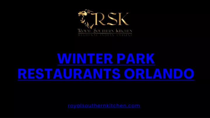 winter park restaurants orlando