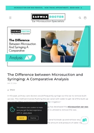 The Difference Between Microsuction and Syringing