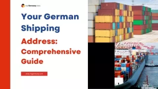 Your German Shipping Address Comprehensive Guide