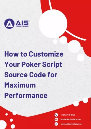 How to Customize Your Poker Script Source Code for Maximum Performance