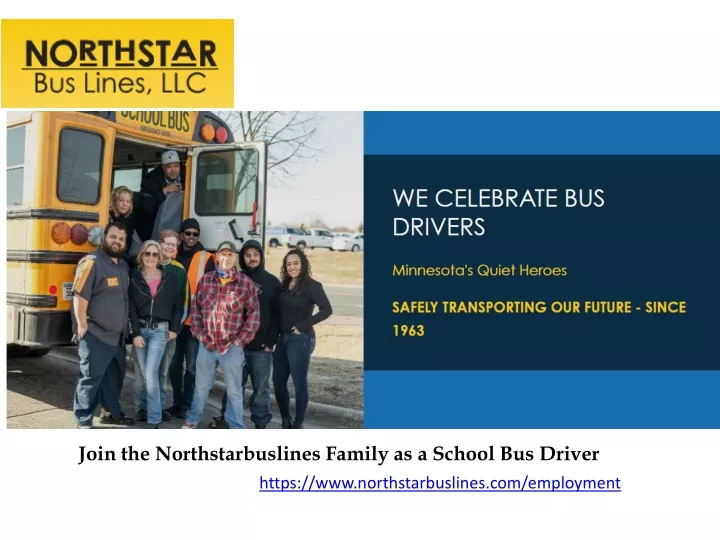 join the northstarbuslines family as a school