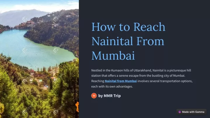 how to reach nainital from mumbai