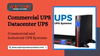 Commercial UPS  Datacenter UPS