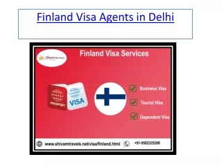Finland Visa Agents in Delhi