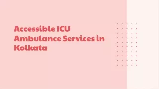 ICU Ambulance service in Kolkata