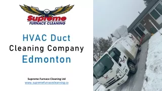 HVAC Duct Cleaning Company Edmonton