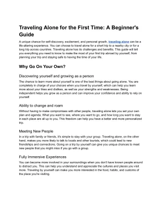 Traveling Alone for the First Time_ A Beginner's Guide - Google Docs