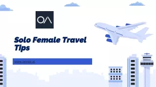 Solo Female Travel Tips - www.oneair.ai