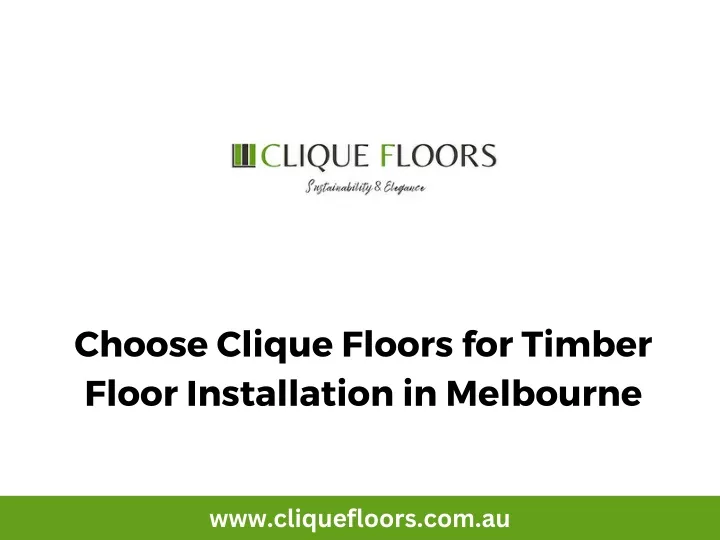 choose clique floors for timber floor