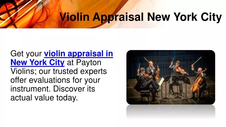 violin appraisal new york city