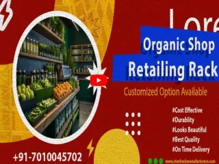 Organic Shop Retailing Rack|Chennai|Vijayawada|Guntur|Tirupati|Kadapa