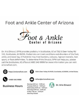 Foot and Ankle Center of Arizona