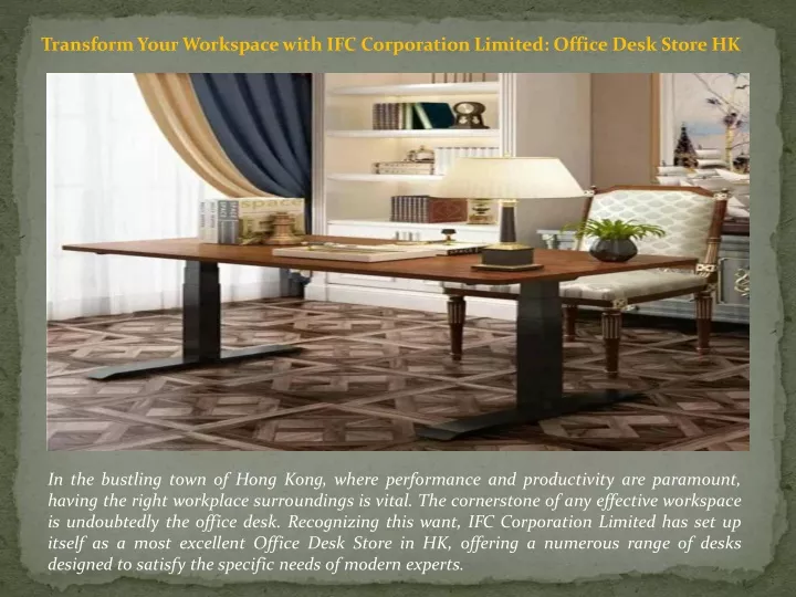 transform your workspace with ifc corporation