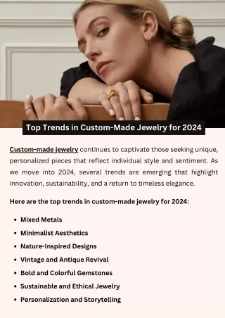 Top Trends in Custom-Made Jewelry for 2024