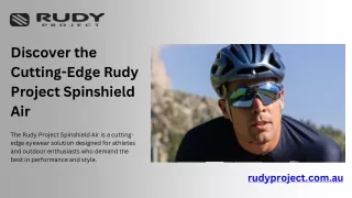 Discover the Cutting-Edge Rudy Project Spinshield Air: Where to Buy and Why You Need It