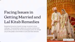 Facing Issues in Getting Married and Lal Kitab Remedies by Astro Pathshala