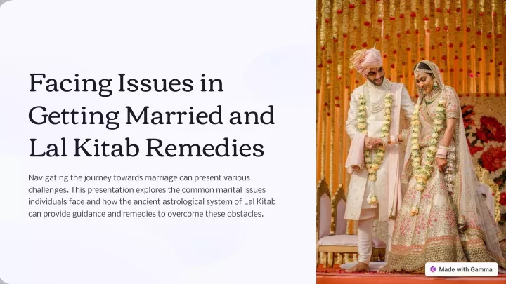 facing issues in getting married and lal kitab