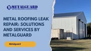 Metal Roofing Leak Repair Solutions and Services by Metalguard