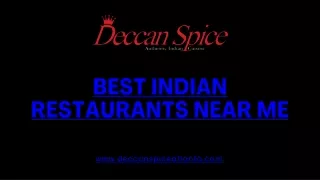 Best Indian Restaurants Near me