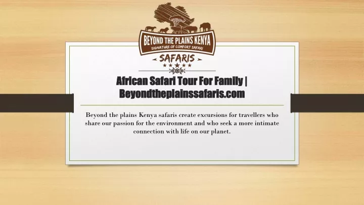 african safari tour for family beyondtheplainssafaris com