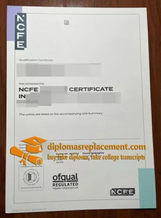 Where to buy a fake NCFE certificate online?