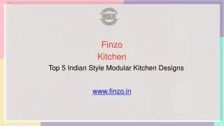 Top 5 Indian Style Modular Kitchen Designs
