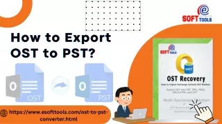 How to Export OST to PST?