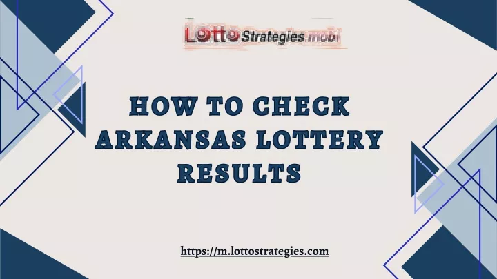 how to check arkansas lottery results results