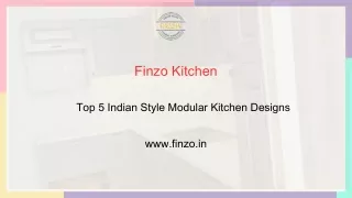 Top 5 Indian Style Modular Kitchen Designs