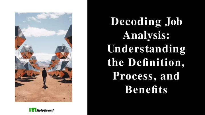 decoding job analysis