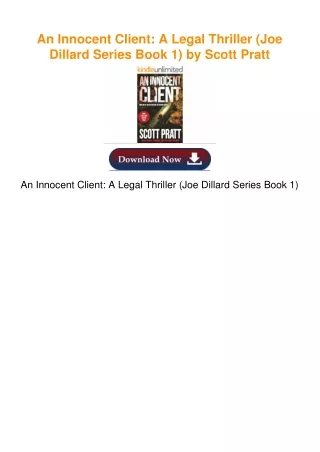 An Innocent Client: A Legal Thriller (Joe Dillard Series Book 1) by Scott
