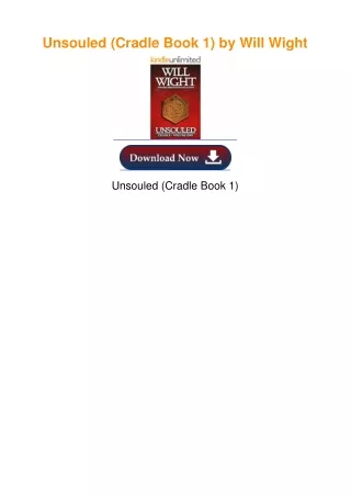 Unsouled (Cradle Book 1) by Will Wight
